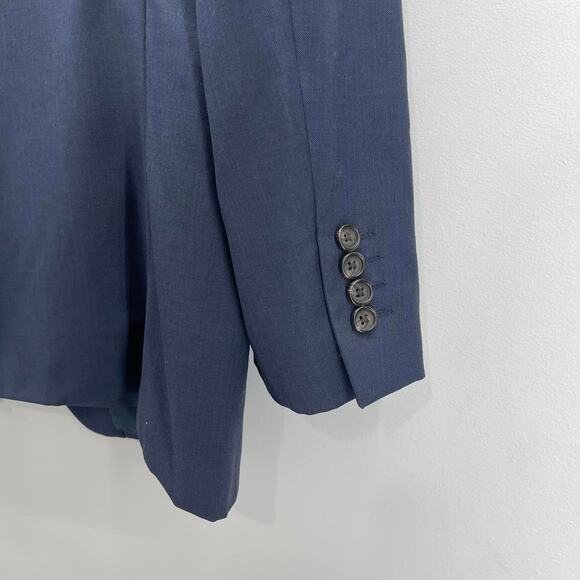 Ralph Ralph Lauren Sport Coat Mens 44S Navy Blue 100% Wool Blazer Jacket - Picture 7 of 12